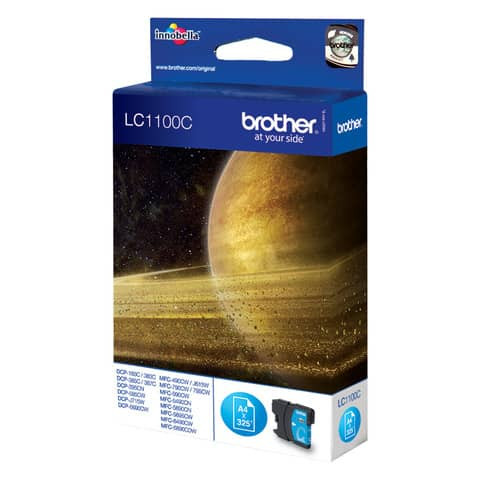 Inkjetpatrone cyan BROTHER LC1100C