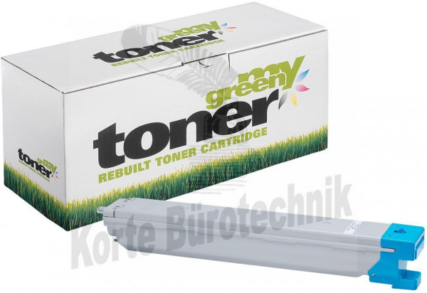 my green toner Toner-Kit cyan (201349) ersetzt C808S
