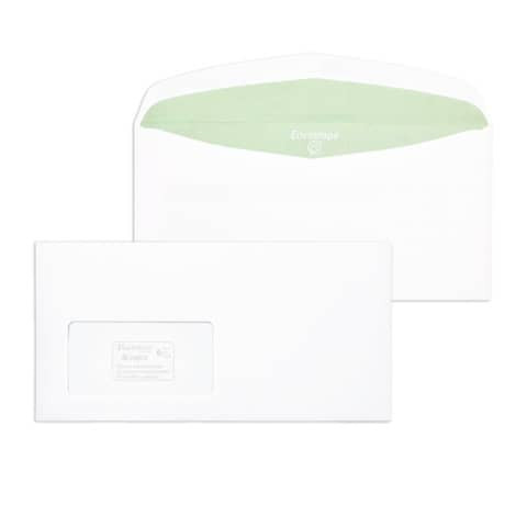 Briefhülle C6/5 m.Fe gum. 75g weiß ENVIRELOPE 30005402 1000ST