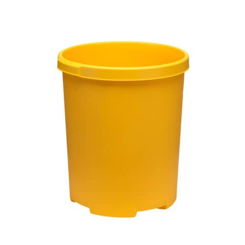 Papierkorb Klassik XXL 50l rund gelb HAN 1836-15 2 Griffmulden