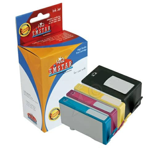 Inkjetpatrone 4ST sw/c/m/y EMSTAR H165
