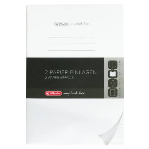Ersatzeinlage A4 2x40BL liniert mit weiß HERLITZ 300006070 50034093 my.book A5