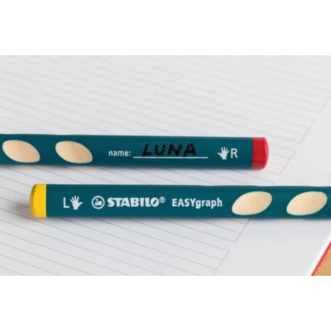 Bleistift EASYgraph HB links STABILO 321/HB-6