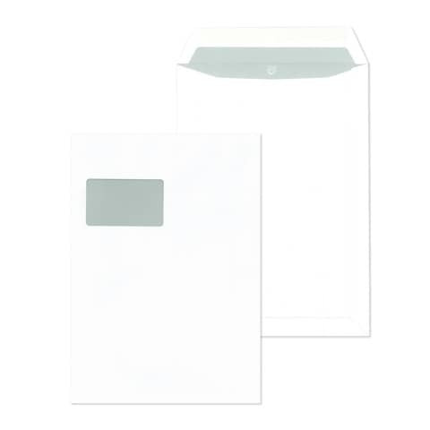Versandtasche C4 m.Fe gum.100g weiß MAILMEDIA 30005501 250ST