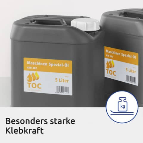 Folienetiketten 45,7x21,2 weiß AVERY ZWECKFORM L7911-10 Ultra-Res.