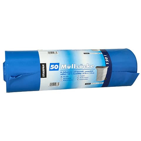 Müllsäcke, LDPE 120 l 50St STARPAK 12388 110x70cm