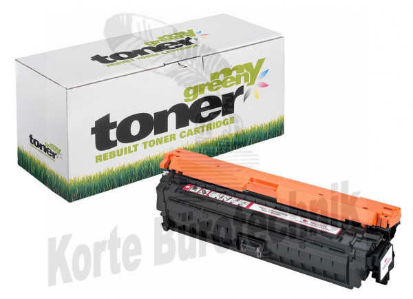 my green toner Toner-Kartusche magenta (132148) ersetzt CE743A / 307A