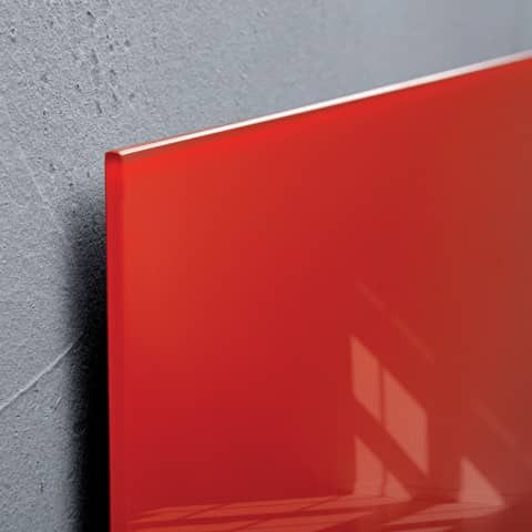 Magnettafel Glas rot SIGEL GL147 91x46x1,5cm