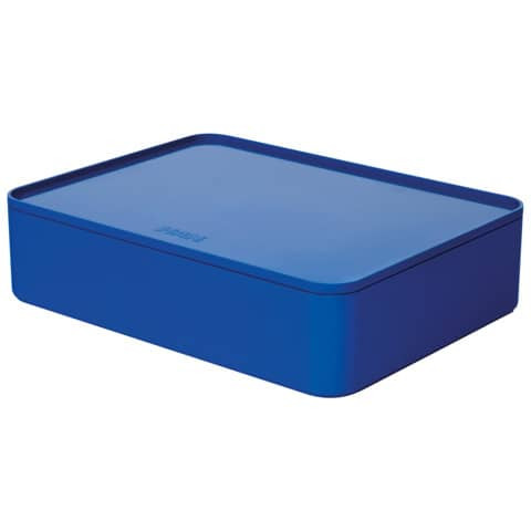SMART-ORGANIZER ALLISON Utensilienbox mit Innenschale und Deckel - snow white/royal blue