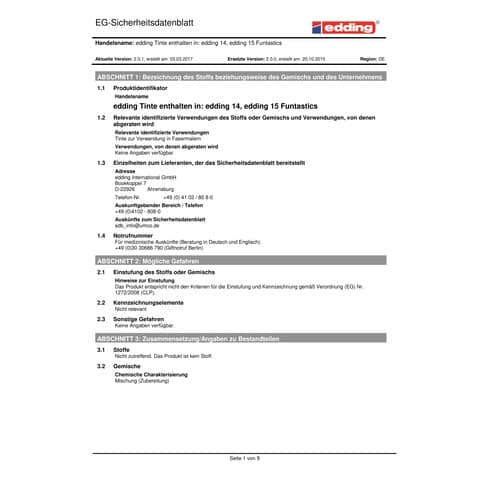 Faserschreiber e-15 12er EDDING 4-15-12-1 Funtastics