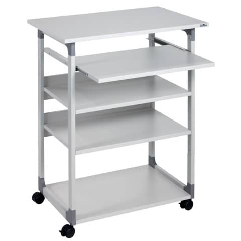 Computertisch mobil grau DURABLE 3720 10 TROLLEY 75
