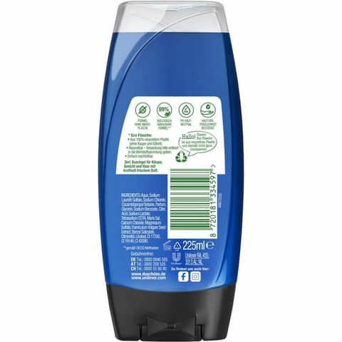 Duschdas Duschgel Sport 225ml DUSCHDAS 5817027000