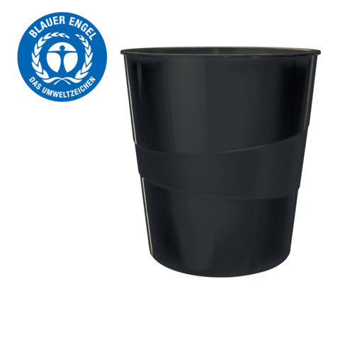 Papierkorb Recycle 15l schwarz LEITZ 5328-00-95