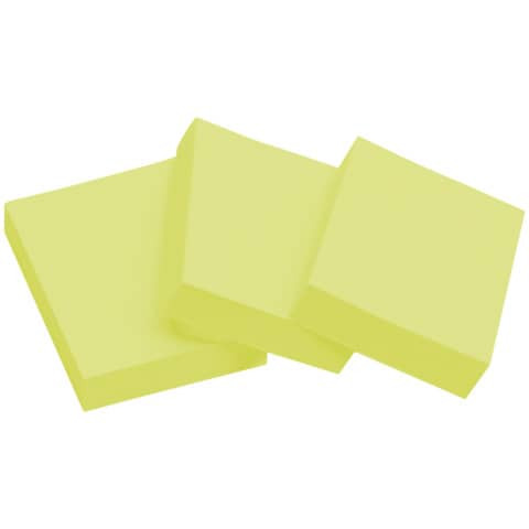 Haftnotizblock 100BL 3ST gelb DONAU 7585001-11 38x51mm