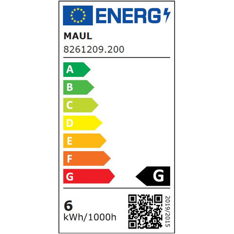 Leuchtenlupe iris LED schwarz MAUL 82612 90 LED dimmbar