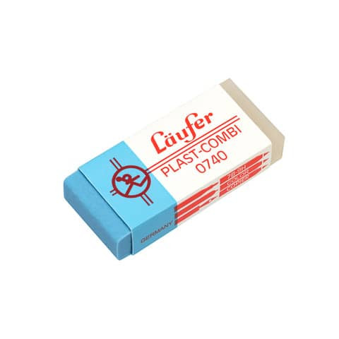 Radierer Plast Combi LÄUFER 07400