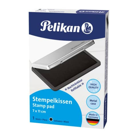 Stempelkissen Gr.2 schwarz PELIKAN 100436057 331777 7x11 Metall