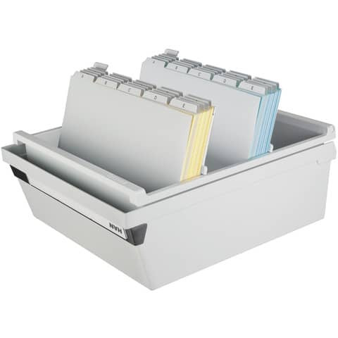 Karteikasten A4 lichtgrau HAN 954-11 1300Kt