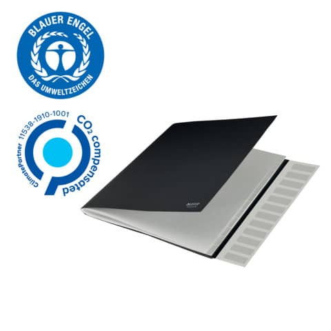 Ordnungsmappe Recycle A4 Karton schwarz LEITZ 3915-00-95