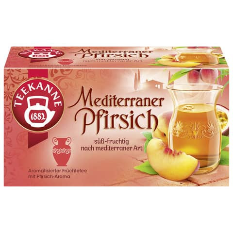 Tee Mediterraner Pfirsich TEEKANNE 7262 20BT