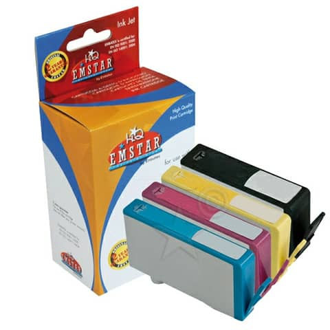 Inkjetpatrone 4ST sw,c,m,y EMSTAR H158