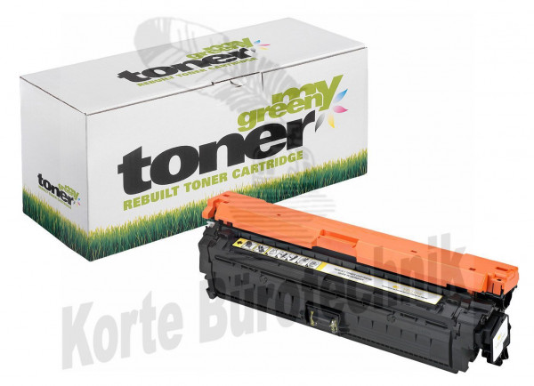 my green toner Toner-Kartusche gelb (132155) ersetzt CE742A / 307A