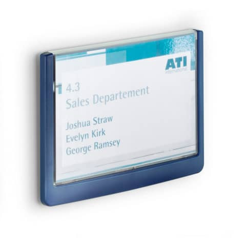 Türschild Click Sign dkl.blau DURABLE 4861 07 149x105,5mm