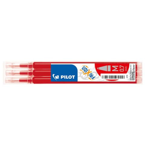 Tintenrollermine Frixion 0,4mm 3ST rot PILOT BLS-FR7-R-S3 2261002F