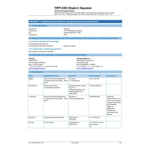Korrekturstift Shake´n Squeeze TIPP-EX 8022922 Blister