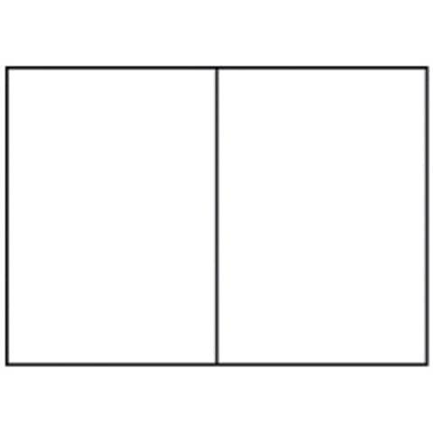 Briefkarte Paperado B6 HD PL weiß RÖSSLER 16407209 240x169mm gerippt
