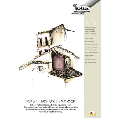 Aquarellblock Schule A3 FOLIA 8353 10BL/150g