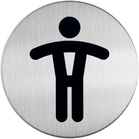 Hinweisschild WC Herren DURABLE 4905 23 D83mm