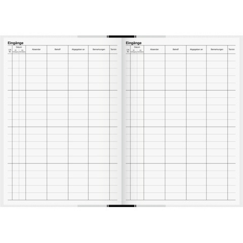 Posteingangsbuch A4 96Bl COSWIG 86-1094603 Standard