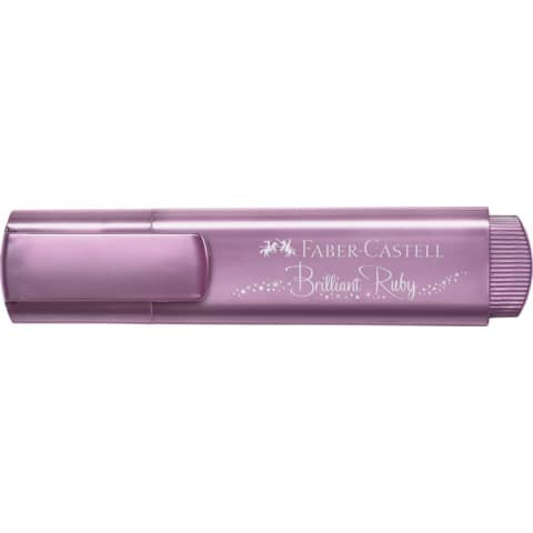 Textmarker Superfluo Metallic rubin FABER-CASTELL 154691