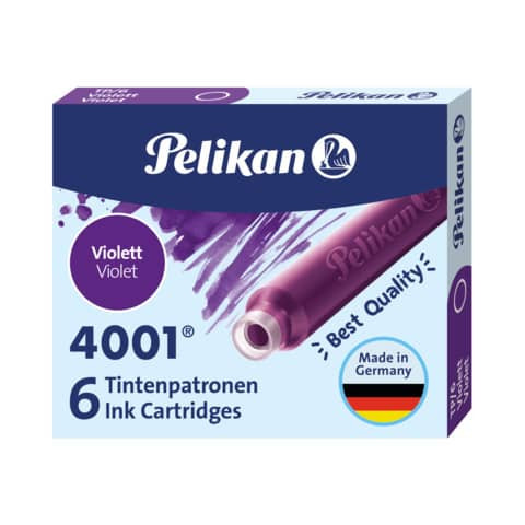 Tintenpatrone 4001 violett PELIKAN 400142568 301697 4001 TP/6