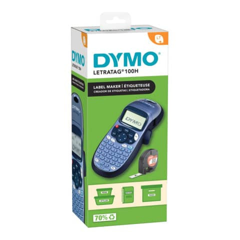 Beschriftungsgerät LT100H schwarz/blau DYMO 2174576 ABC-Tastatur