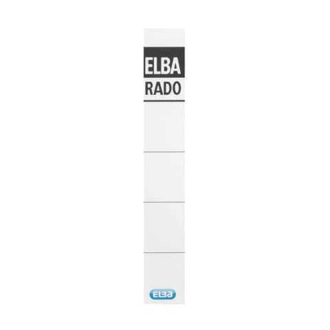 Ordnerrückenschild schmal weiß ELBA 100420961 04294 kurz