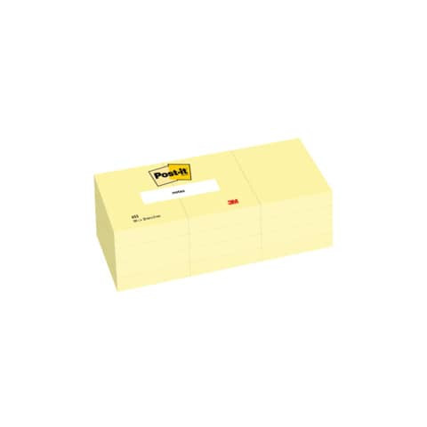 Haftnotizblock 12x100BL gelb POST-IT 653 38x51mm