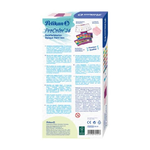 Farbkasten 24ST ProColor beere/rosa PELIKAN 300008243 701211 735/24