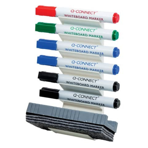 Boardmarker-Halter befüllt weiß Q-CONNECT KF17443A magnetisch