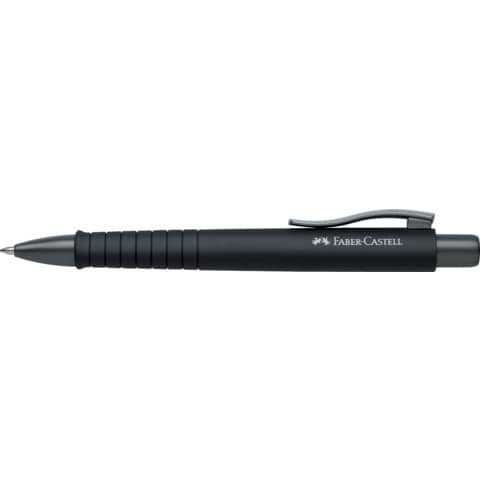 Kugelschreiber Poly Ball Urban schwarz FABER CASTELL 241190 XB
