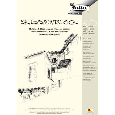 Skizzenblock 50BL A3 Motiv G FOLIA 8303 120g