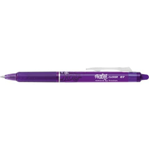 Tintenroller Frixion Clicker violett PILOT 2270008 BLRT-FR7-V