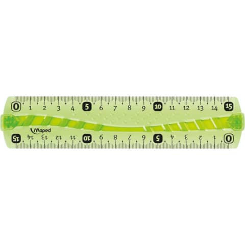 Lineal Plastik 15cm transparent MAPED M244060 unzerbrechlich .