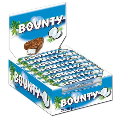 Schokoriegel Bounty 24ST a 57g MARS 18020