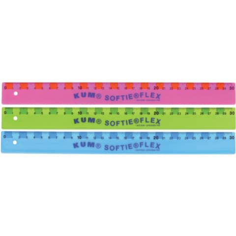 Lineal Plastik flexibel 30cm Kum 2250219 L03 Softie Flex TB