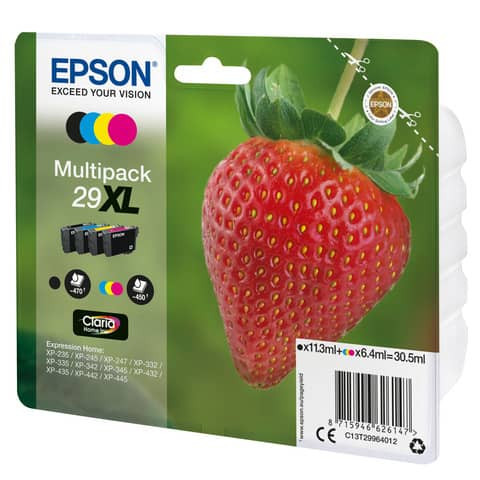 Value Pack 29XL sw,c,m,y EPSON C13T29964012