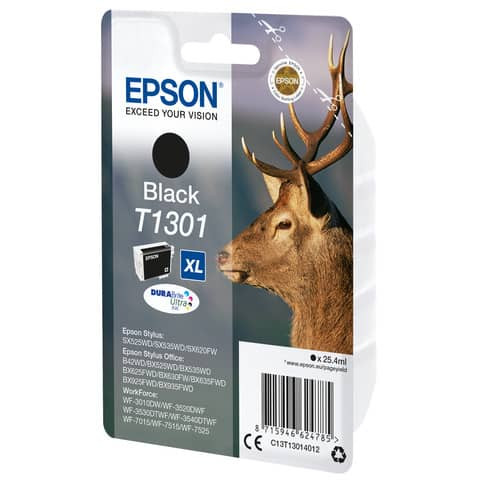 Inkjetpatrone T1301 schwarz EPSON C13T13014012 25,4ml
