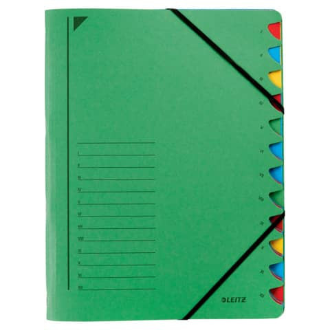 Ordnungsmappe A4 grün LEITZ 3912-00-55 Karton