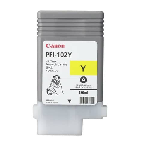Inkjetpatrone PFI-102Y yellow CANON 0898B001 130ml